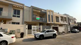 For rent in Al Zahia, Ajman: a townhouse featuring three master bedrooms, a majlis, a living area, a