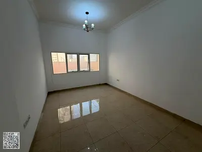 For annual rent: One-bedroom apartment in Al Muwaihat 3, Ajman - close to services and schools and next to Mohammed Bin Zayed Street.