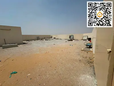 Fenced 7,000 sq ft Industrial Land | Office, Kitchen & Bath | Electricity & Water Connected | Al Sajaa