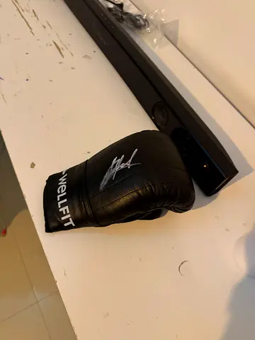 boxing glove personally signed by Islam Makhachev