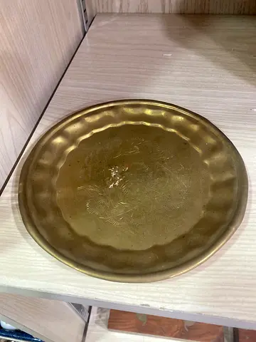 Brass plate 16cm length