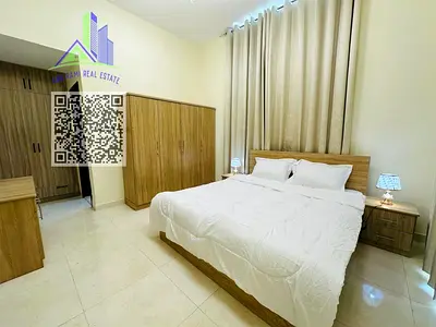 New luxury bldg in Nuaimiya 2 near Safeer Mall & Kuwait St: Spacious furnished 1BR & 2BR, brand new modern furniture, all bills & wifi incl. Easy Duba