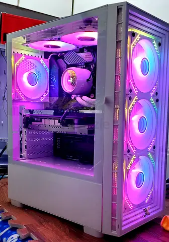🔥 PREMIUM MID-RANGE GAMING PC | WHITE RGB SYNC | i5 9TH GEN + RX 580 | WIFI READY!