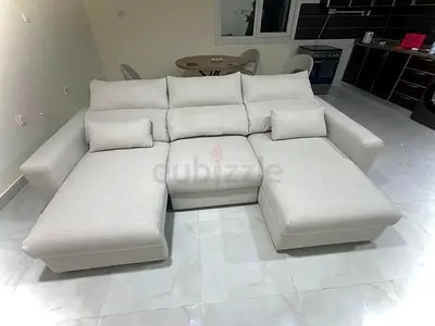 Excellent condition IKEA esklstuna lshape sofa Bed With storage beige