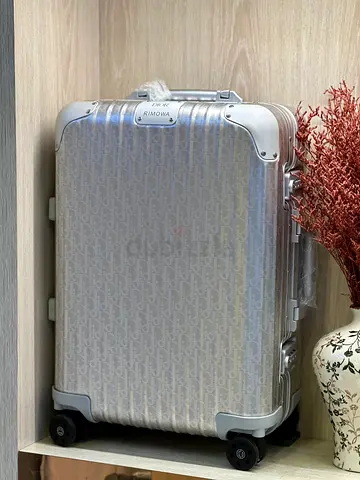 Dior x Rimowa 4-Wheel Aluminum Dior Black