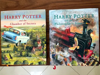 Illustrated Harry Potter Books vol 1-2