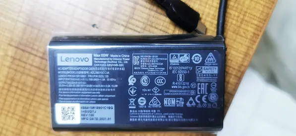 Lenovo 65W AC Adapter / Laptop Charger (Used)