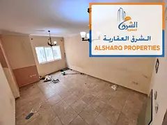 Two-bedroom apartment for rent in Al Hamidiya 1, near the court and Ajman University.