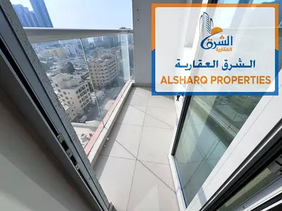 Luxury apartment on Ajman Corniche, second row_master bedroom_balcony sea view_29,000 AED in 4 installments