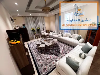 Al Zahya | Furnished VIP Villa | 6 Master BR | 3 Floors | AED 130K