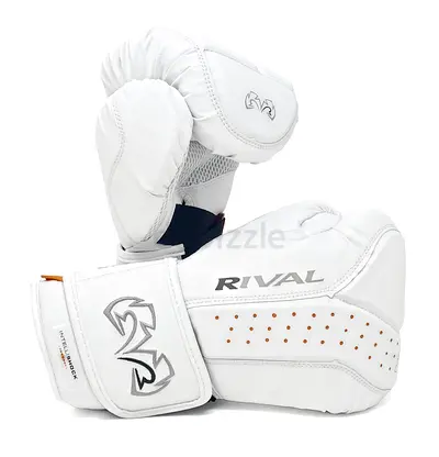 Rival Rb10 Intelli-Shock Boxing Bag Gloves, Size L in white. Used 4-5 times, perfect condition.