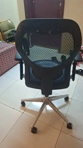 Ergonomic Mesh Office Chair with Adjustable Arms and Swivel Base