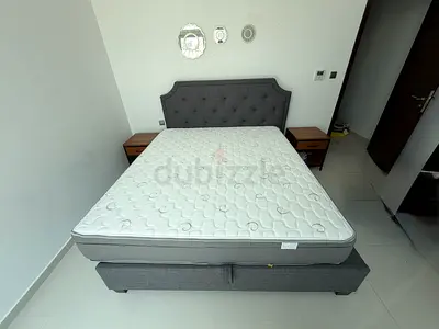 King size 180-200 bed with storage and mattress - perfect condition