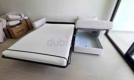 Ikea vimle L shape sofa bed under storage