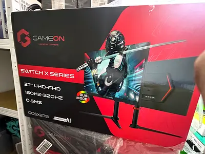 27" GameOn Switch X Series UHD FHD Gaming Monitor (160Hz-320Hz)