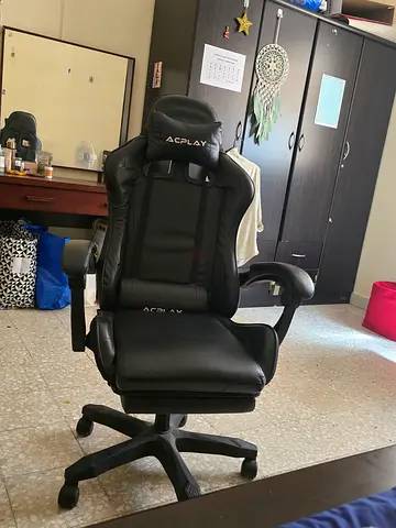 Black ACPLAY gaming/office chair with armrests and recline