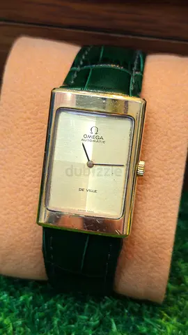 Vintage Omega De Ville  Rectangular Gold-Plated Swiss Made Men's Watch(Used) NO BOX NO PAPER