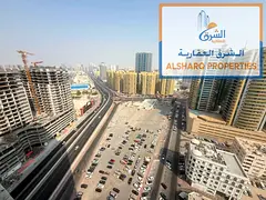 Beautiful apartments in Ajman for annual rent Al Waha Towers Two bedrooms and a living room Master b