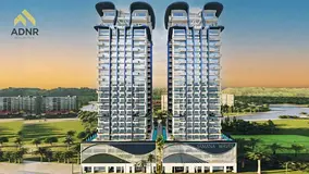 Furnished Studio | Samana Waves 2 | Pool & Park Views