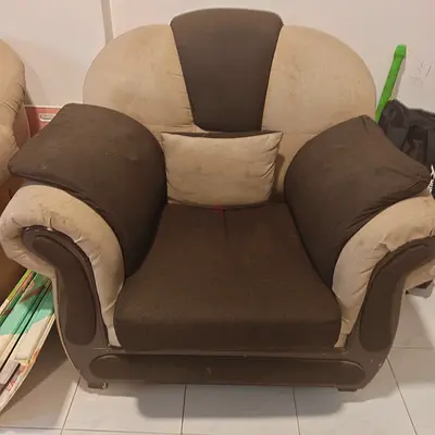Comfortable Fabric Single Seater Sofa Chair
