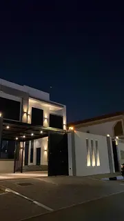 Modern 2-Storey Villa in Al Tarfah, 5 Master Bedrooms, Majlis, 2 Living Rooms, Maid’s Room, Garden
