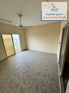 2BR apartment in Al Nuaimiya 2 Ajman, King Faisal Street, balcony, spacious area and central AC.