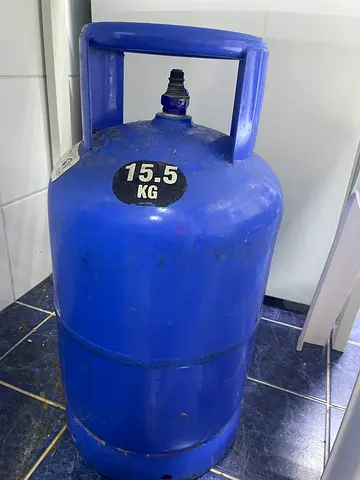 15 kg Blue Gas Cylinder (Used) - Good Condition