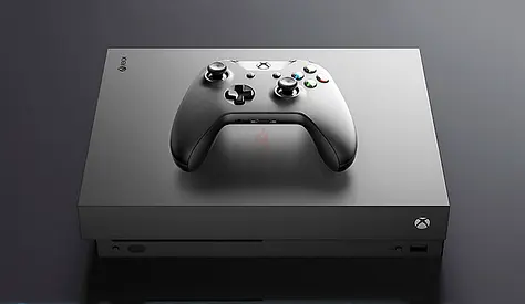 Xbox One X console with wireless controller - Good condition
