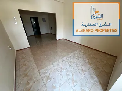 Spacious Two Bedroom Apartment for Annual Rent on the Second Row of Ajman Corniche with Balcony, Split AC and Excellent Layout