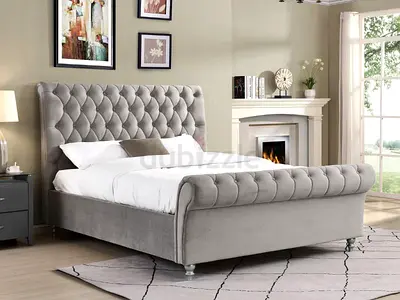 Brand New Luxury Fully Customizable Bedframe - King Size 180x200 Bed - UAE Sharjah Manufactured