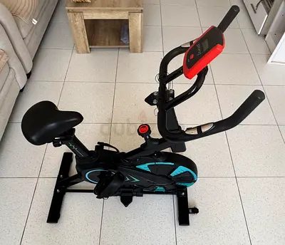 Indoor stationary exercise bike — good working condition
