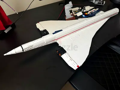 Large Lego Concorde Lego set Model