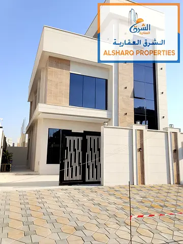 Luxury Villa for Sale in Al Helio 2, Ajman | 5 Master Bedrooms | 3 Floors | Super Deluxe Finishing