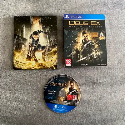 Deus Ex Mankind Divided Limited Collector's Edition Steelbook PS4