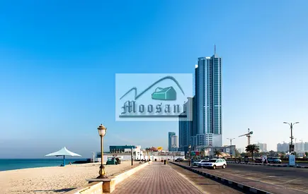Corniche Tower || Sea View 2 Bedrooms Hall with Reserved Car Parking for Rent