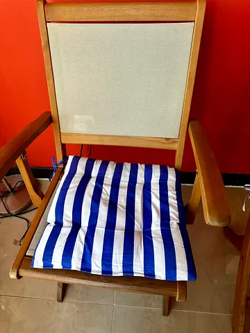 Pair of wooden garden chairs- indoors/ outdoors( Home Center )