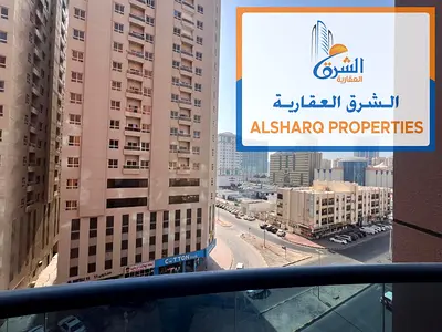 Al Nuaimiya Towers. Three-bedroom apartment with a living room. Balcony with an excellent view. 55,000 AED. Payable in 4 installments. 2 bathrooms