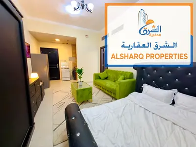 للإيجار الشهري – استديو مفروش في الروضة 2 | موقع مميز وسهل الوصول إلى دبي والشارقة