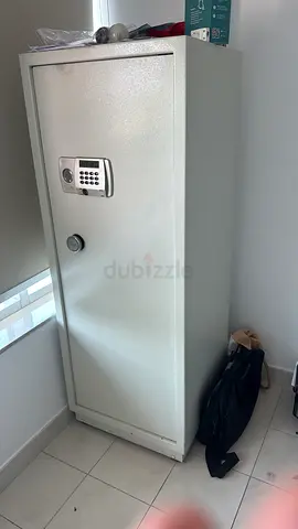Large fireproof office safe with electronic keypad — good condition