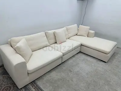 Same like new condition marina home lshape sofa