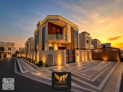 فيلا مودرن كورنر للبيع في الياسمين – عجمان | 5 غرف | 1,575,000 درهم  شامل التكييف المركزي