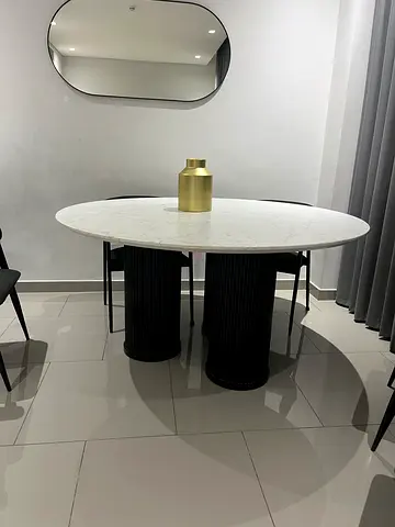 Dining table and buffet