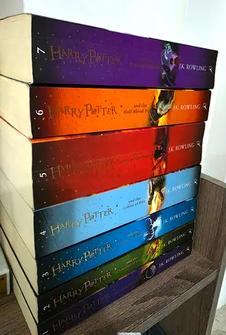 Complete Harry Potter Paperback Set (1-7) by J.K. Rowling