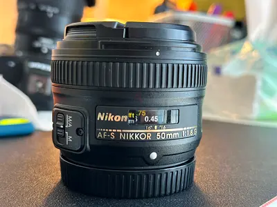 Nikon - AF-S 50/1.8G AF NIKKOR 50mm f/1.8G Lens for DLSR Cameras