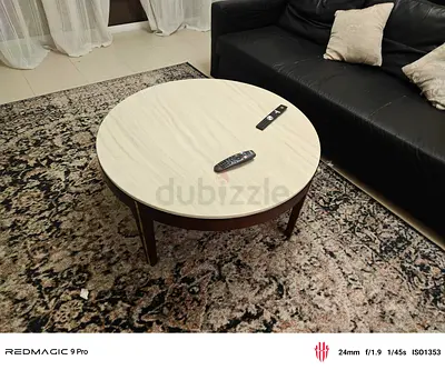Round Wooden Coffee Table