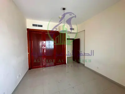 Spacious two bedroom apartment in Al Taawun with balcony master bedroom storage room built in wardrobes two bathrooms and free AC