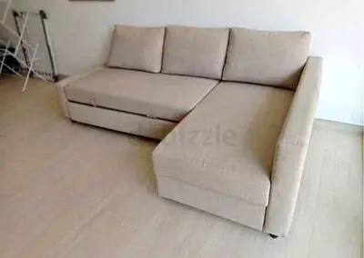 L shape sofa bed with storage