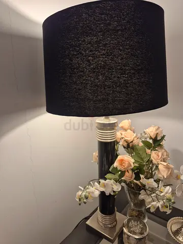 Marina home lamps Modern Table Lamp with Black Fabric Shade