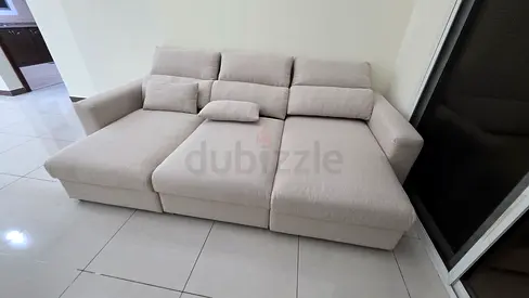 Ikea Eskilstuna L Shape Sofa bed Beige