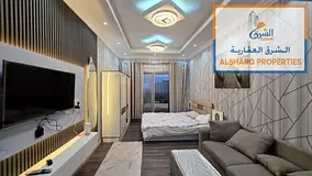 🔥 Fully Furnished Studio for Rent in Garden City, Al Hamidiyah 1 | Panoramic View | High Floor |